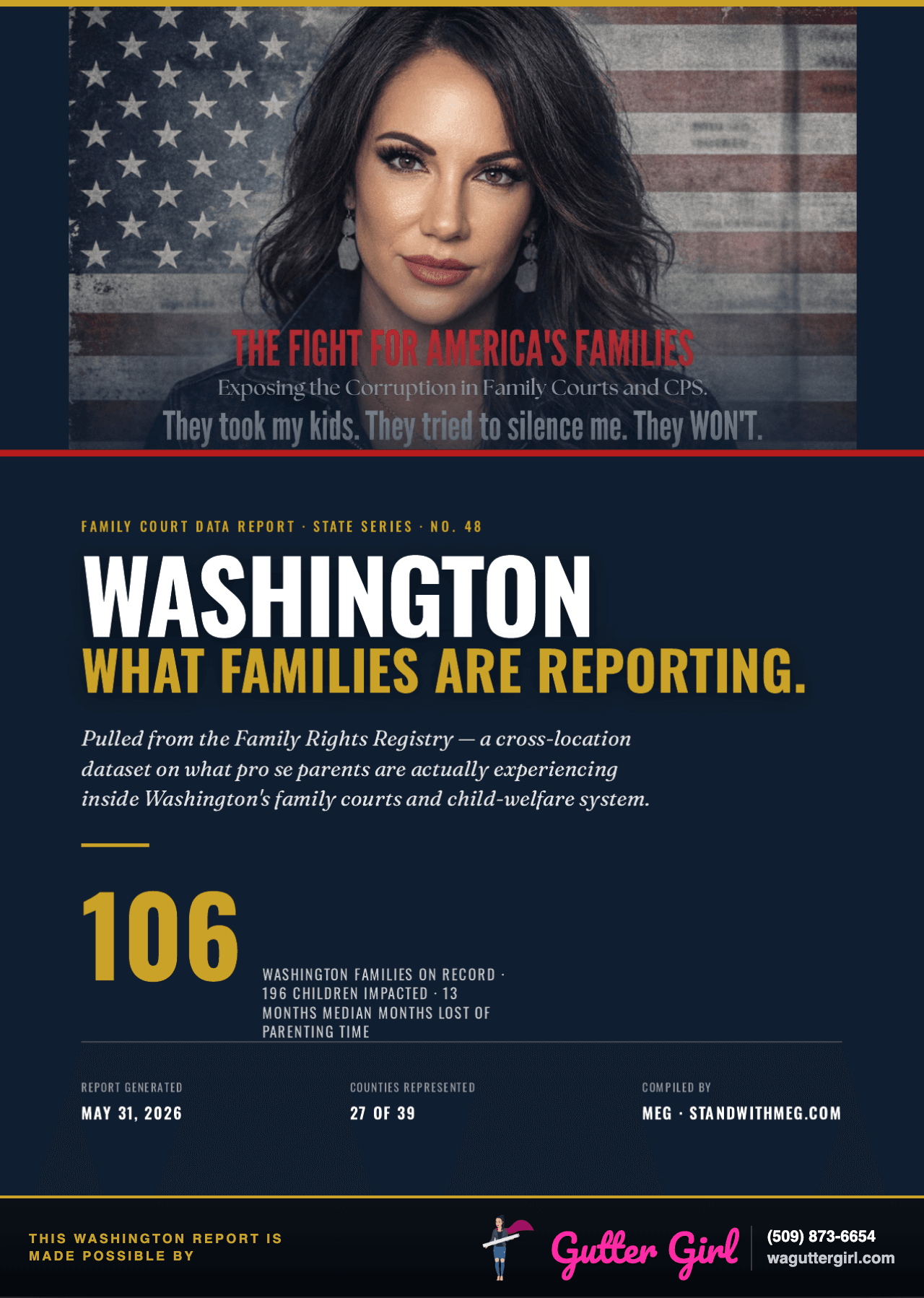 Example state report cover carrying sponsor placement