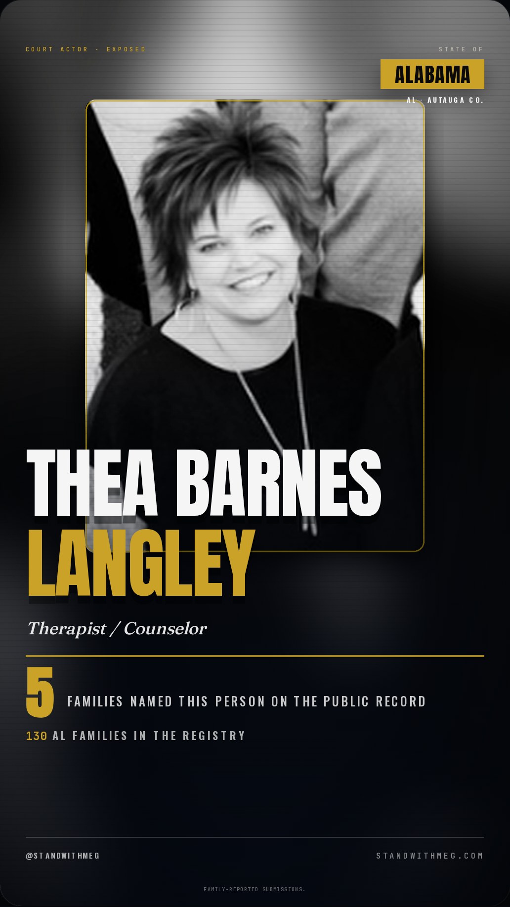 Thea Barnes Langley share slide 1 of 7
