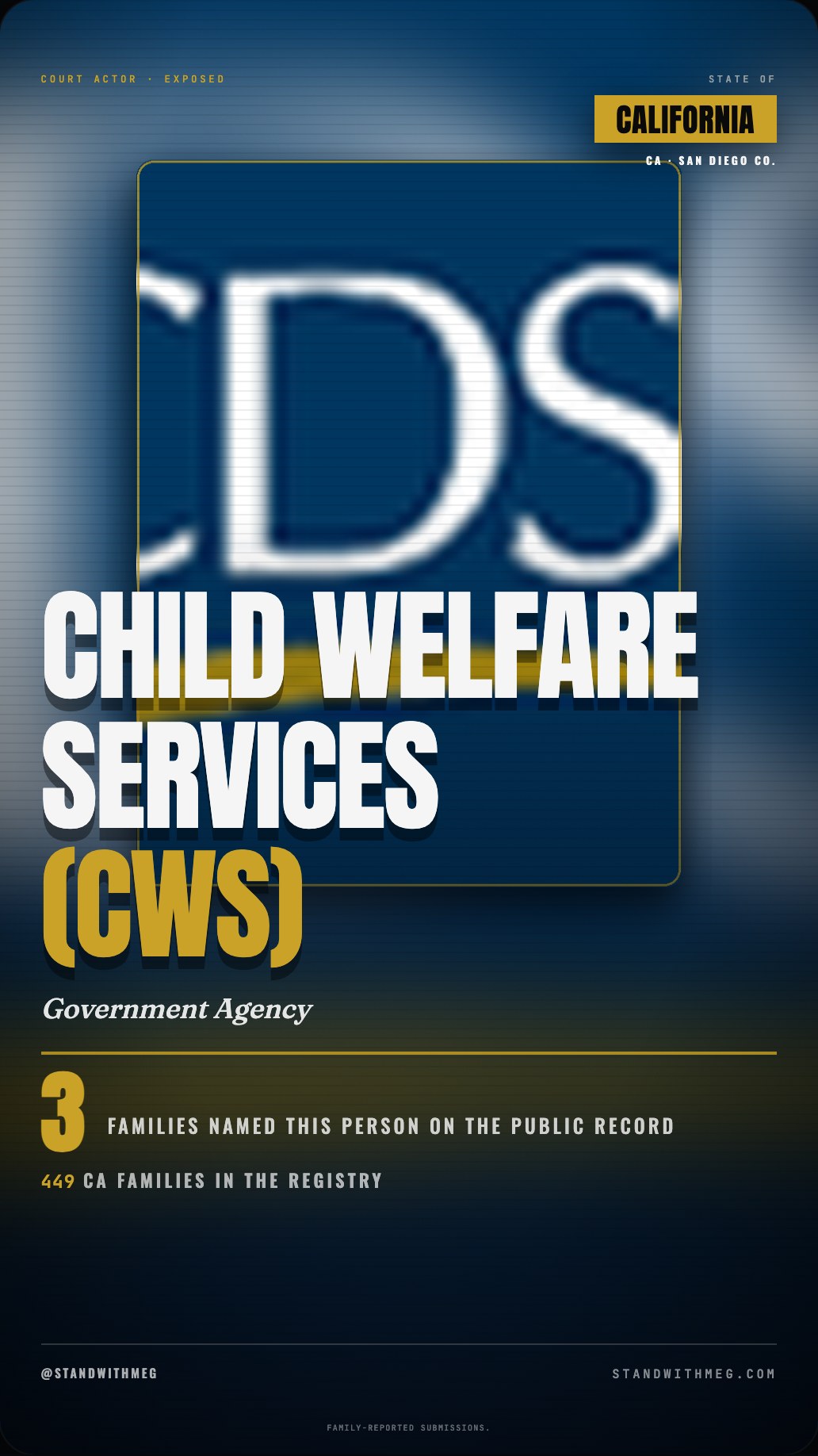 Child Welfare Services (CWS) share slide 1 of 7