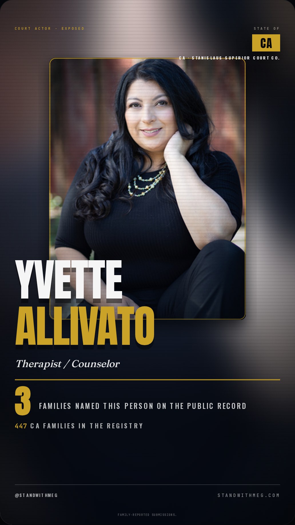 Yvette Allivato share slide 1 of 7