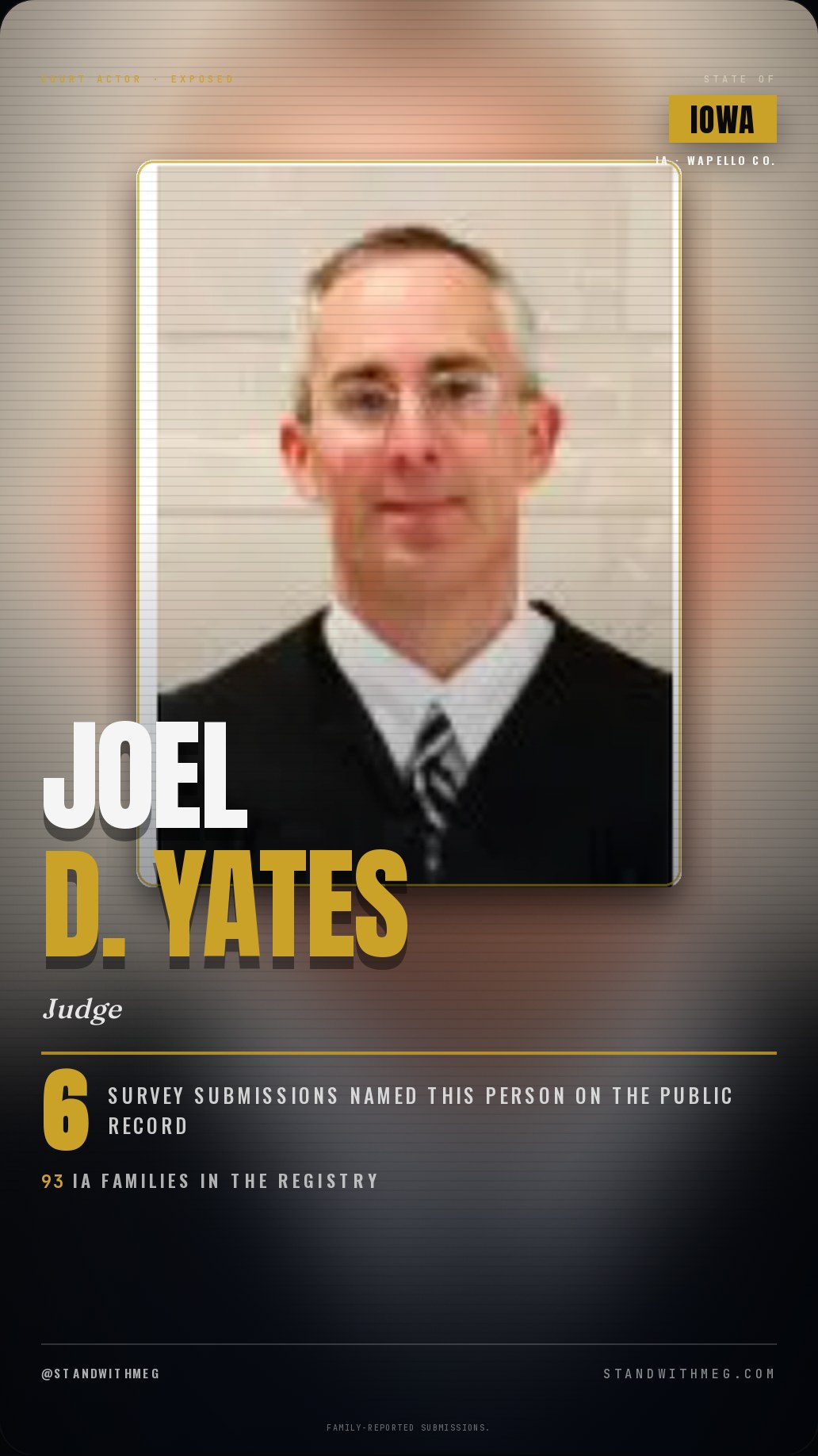 Joel D. Yates share slide 1 of 7