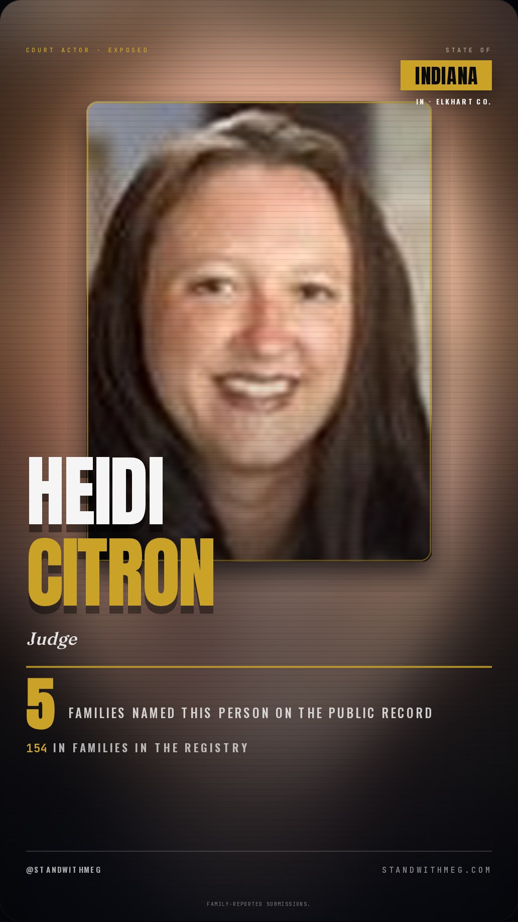 Magistrate Heidi Citron share slide 1 of 7