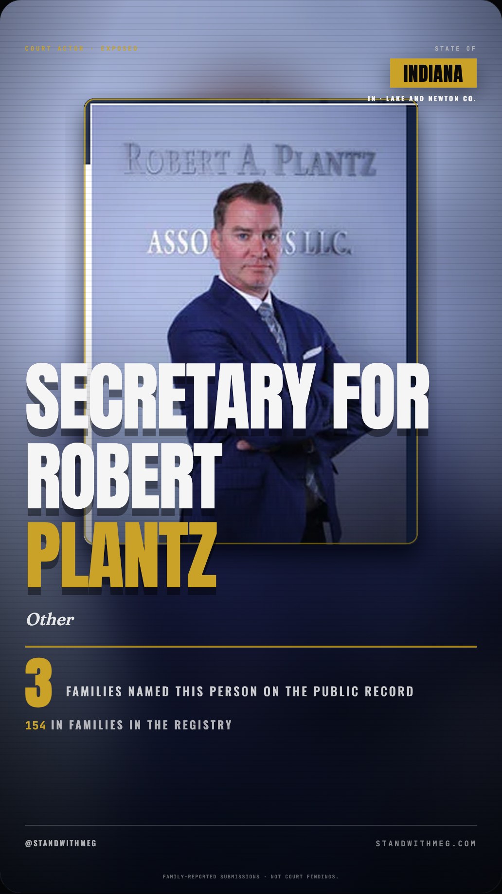 Secretary for Robert Plantz share slide 1 of 7