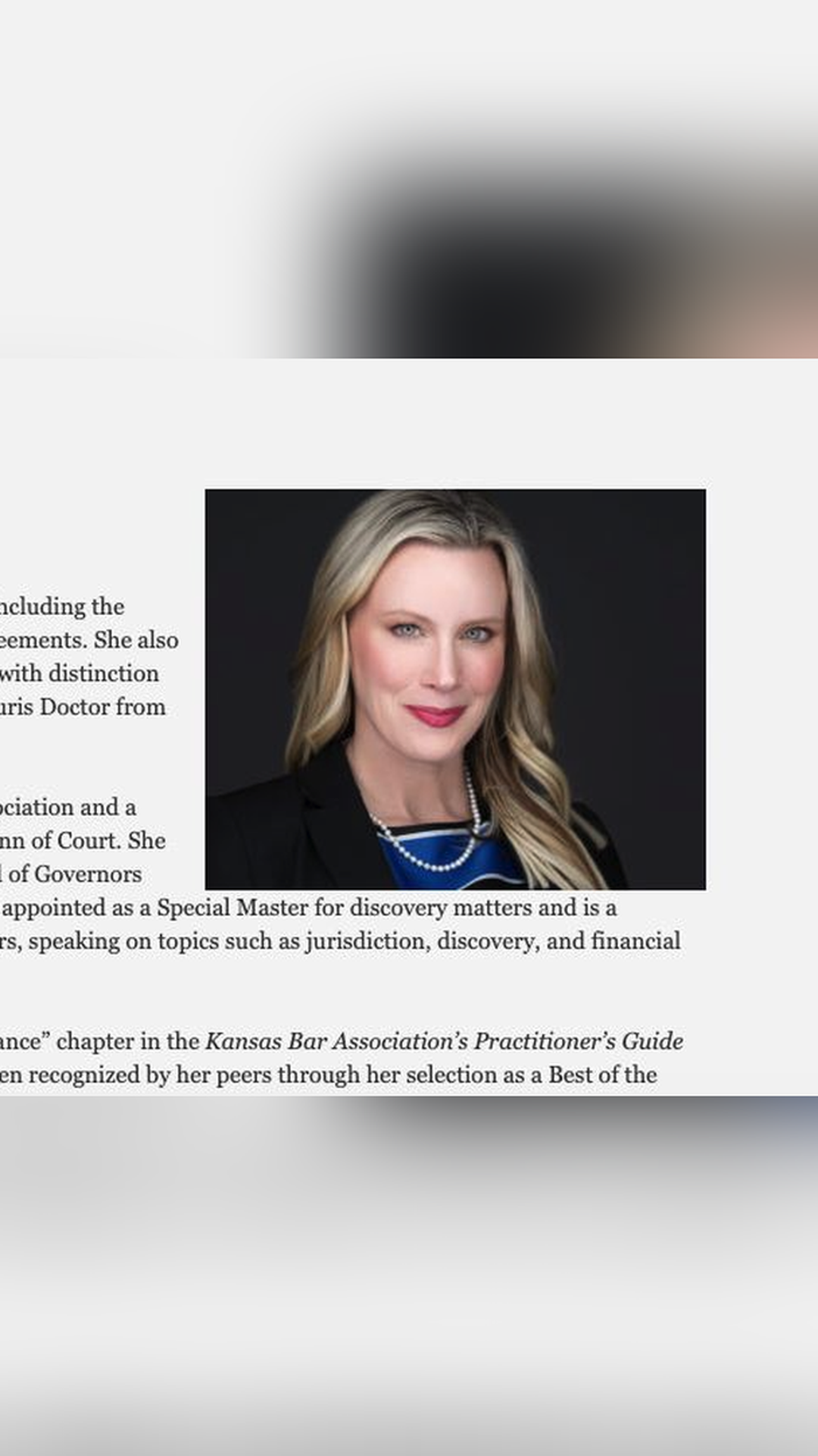 Katie McClaflin — family-reported Attorney