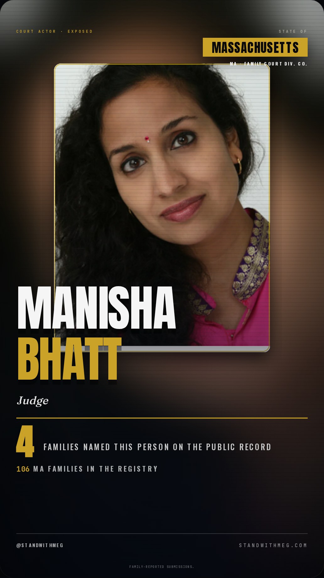 Manisha Bhatt share slide 1 of 7