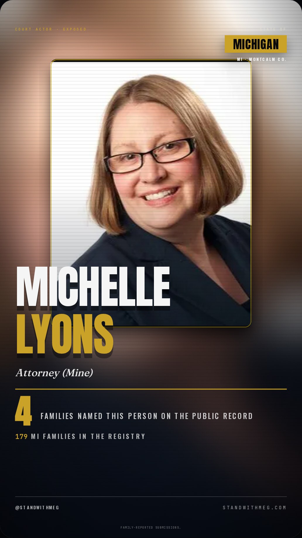 Michelle Lyons share slide 1 of 7
