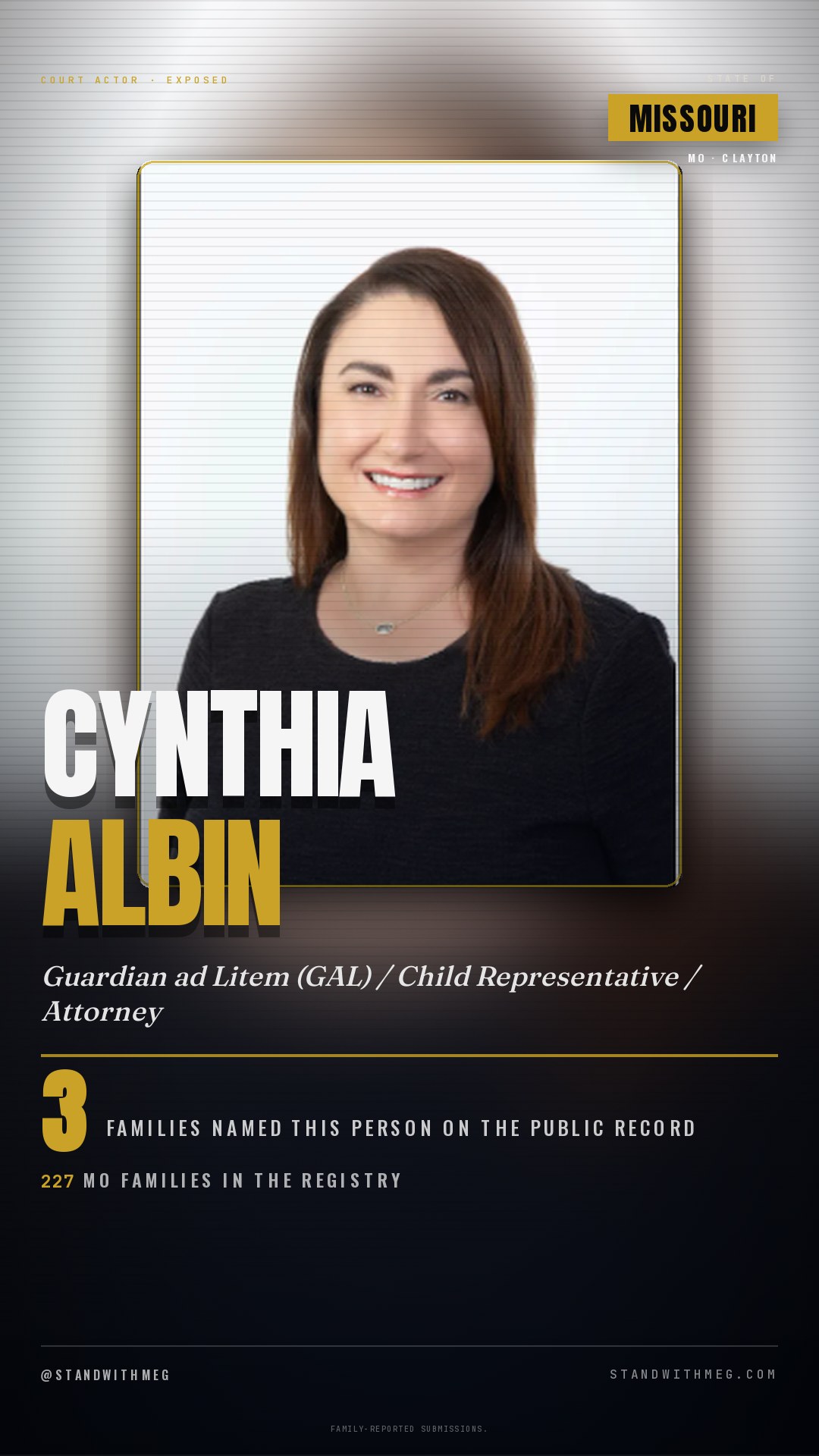 Cynthia Albin share slide 1 of 7