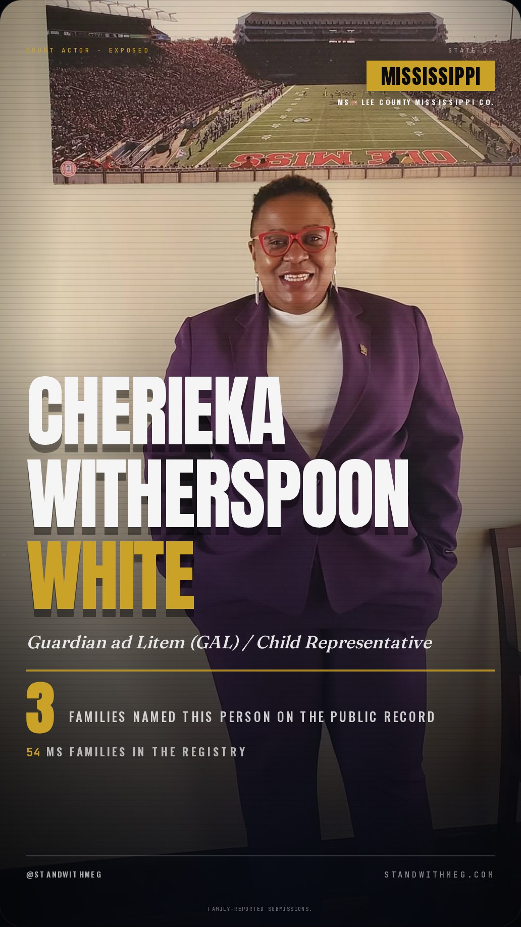 Cherieka Witherspoon white share slide 1 of 7