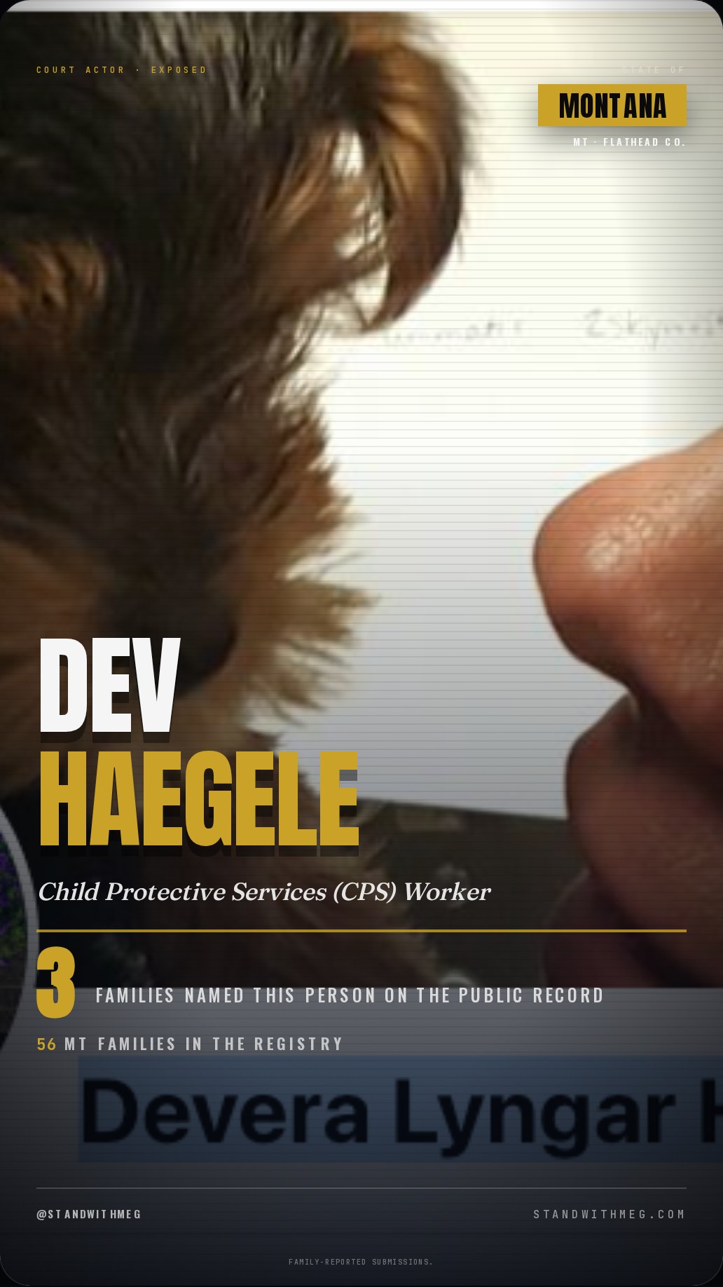 Dev Haegele share slide 1 of 7