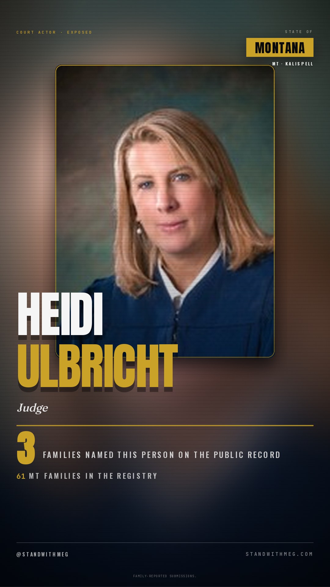 Heidi Ulbricht share slide 1 of 7