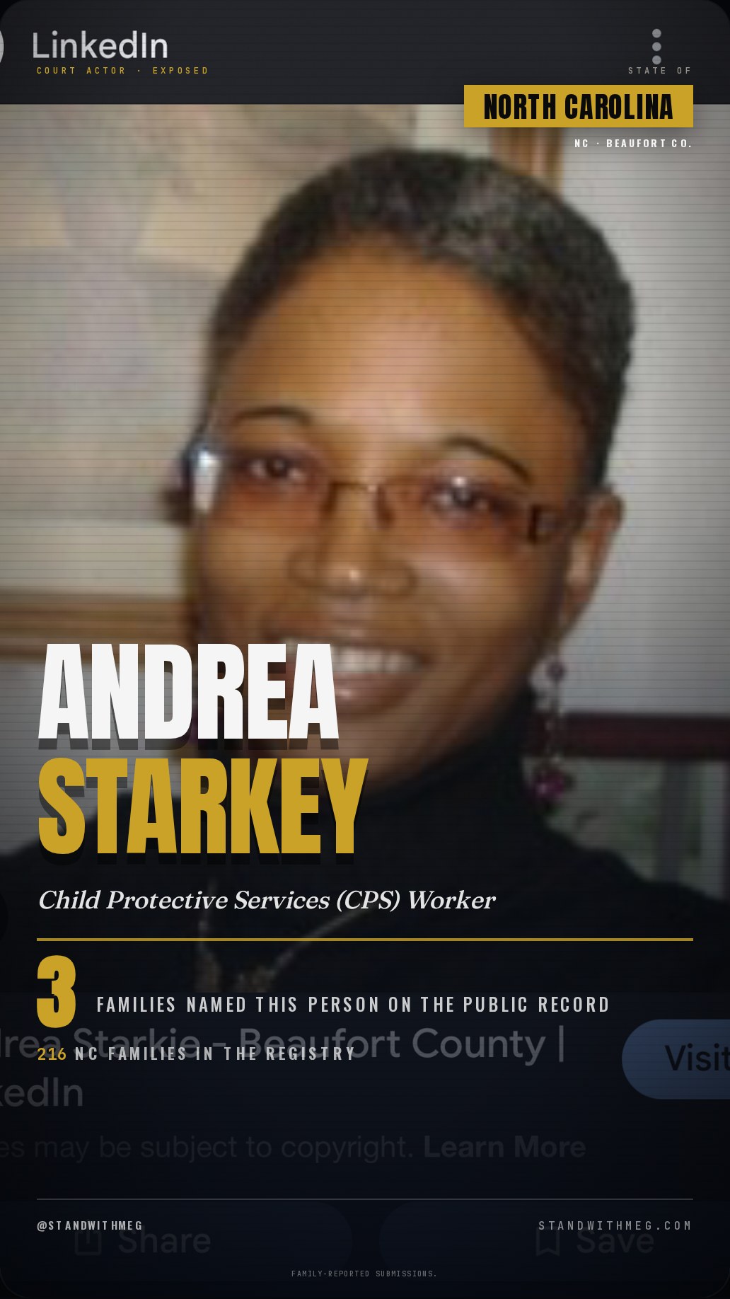 Andrea Starkey share slide 1 of 7