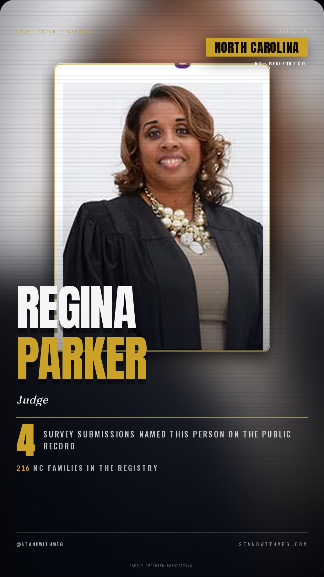 Regina Parker share slide 1 of 7
