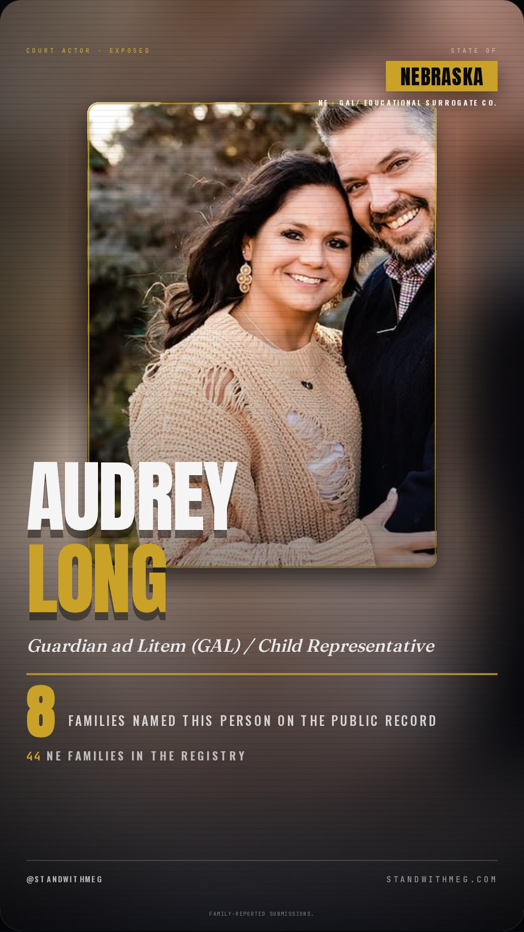 Audrey Long share slide 1 of 8
