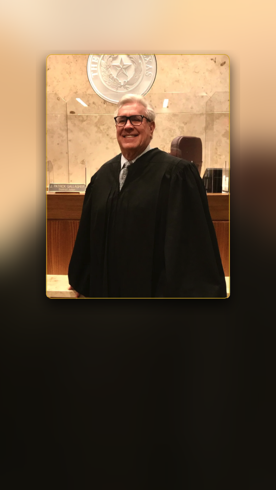 Pat Gallagher — family-reported Judge