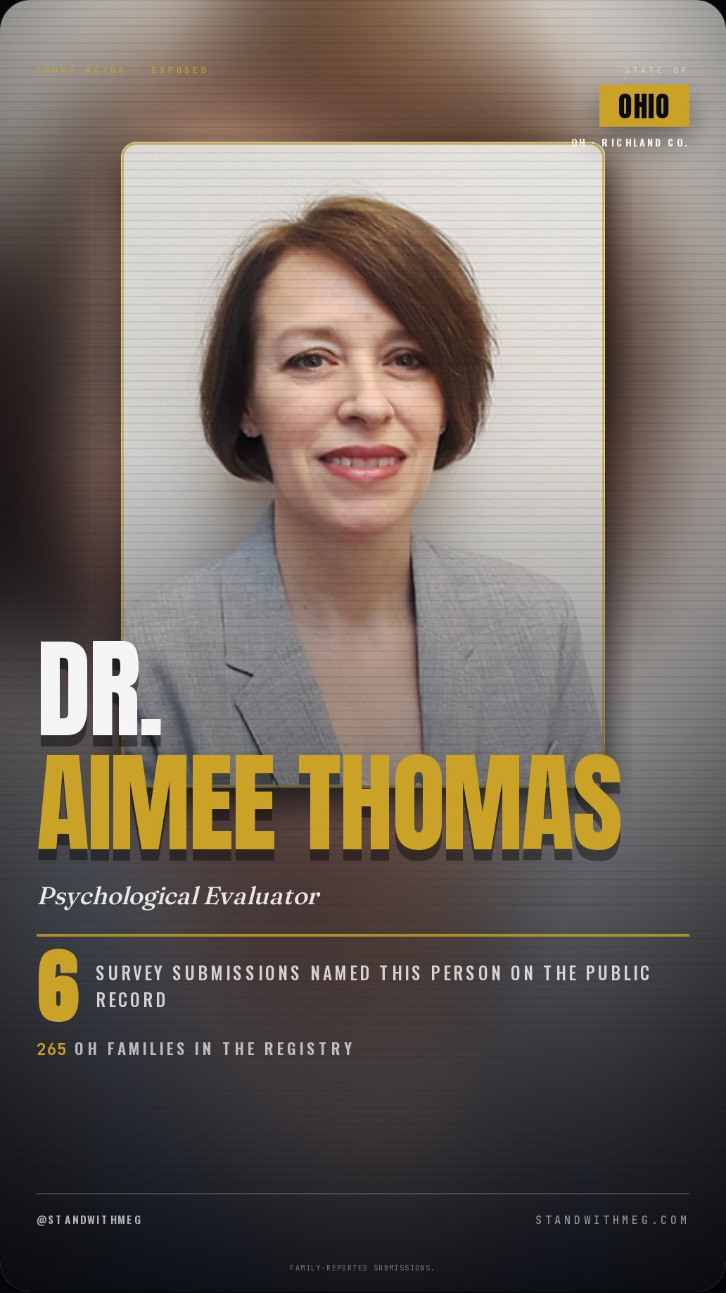 Dr. Aimee Thomas share slide 1 of 7