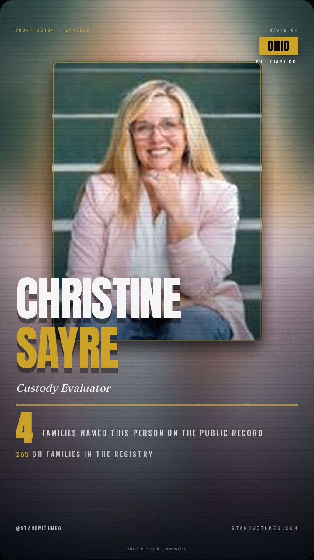Christine Sayre share slide 1 of 7