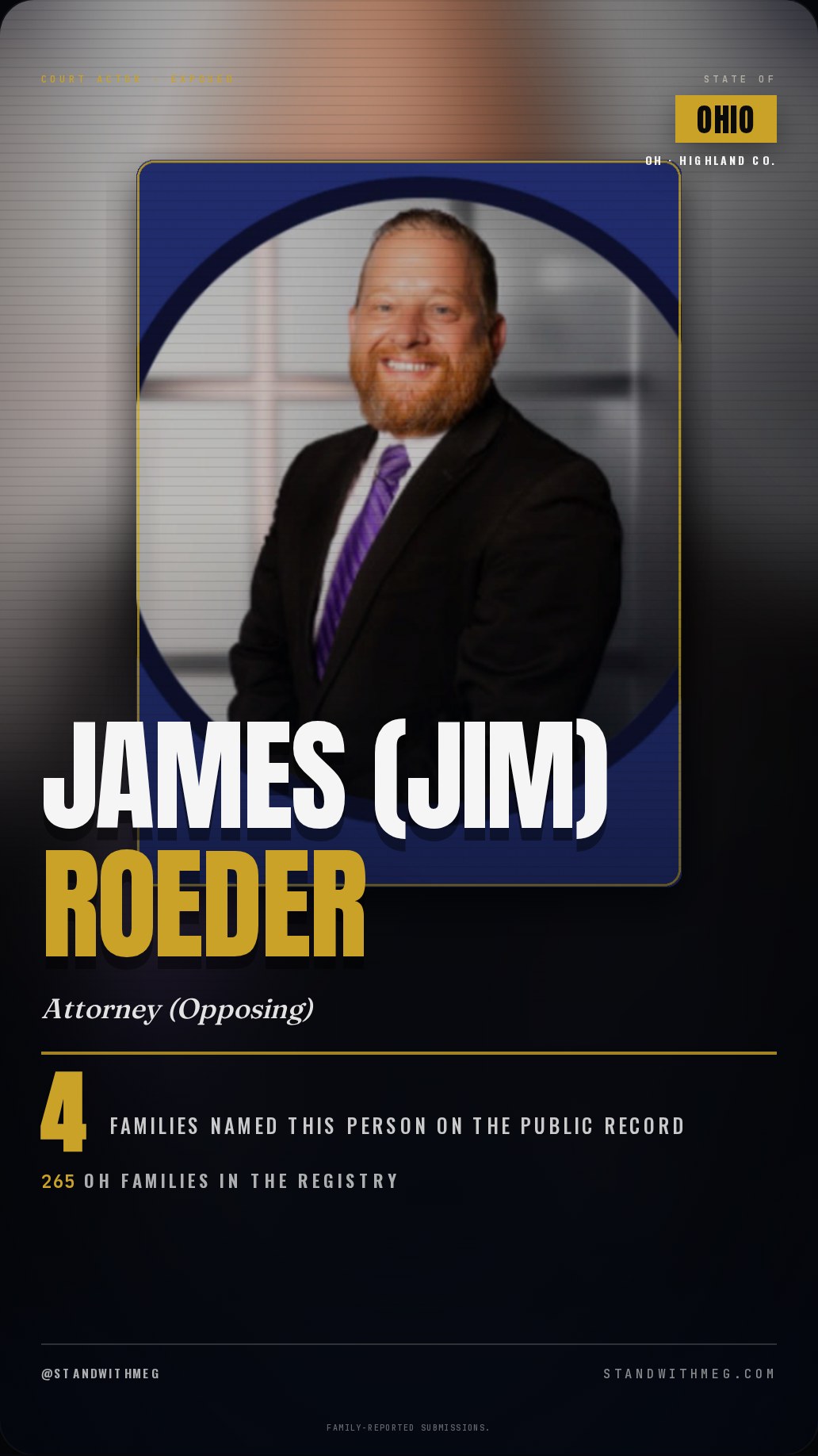 James (Jim) Roeder share slide 1 of 7