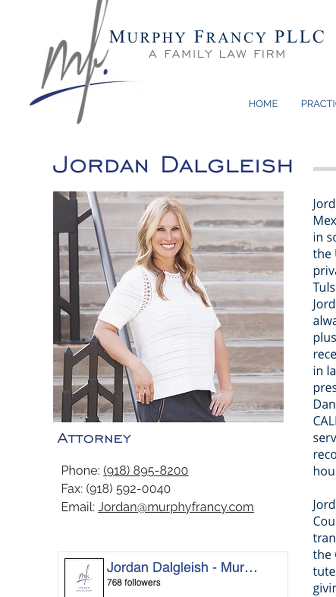 Jordan Dalgleish — family-reported GAL / Child Representative / Attorney