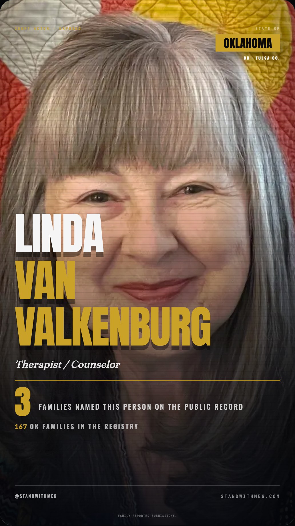 Linda Van Valkenburg share slide 1 of 7