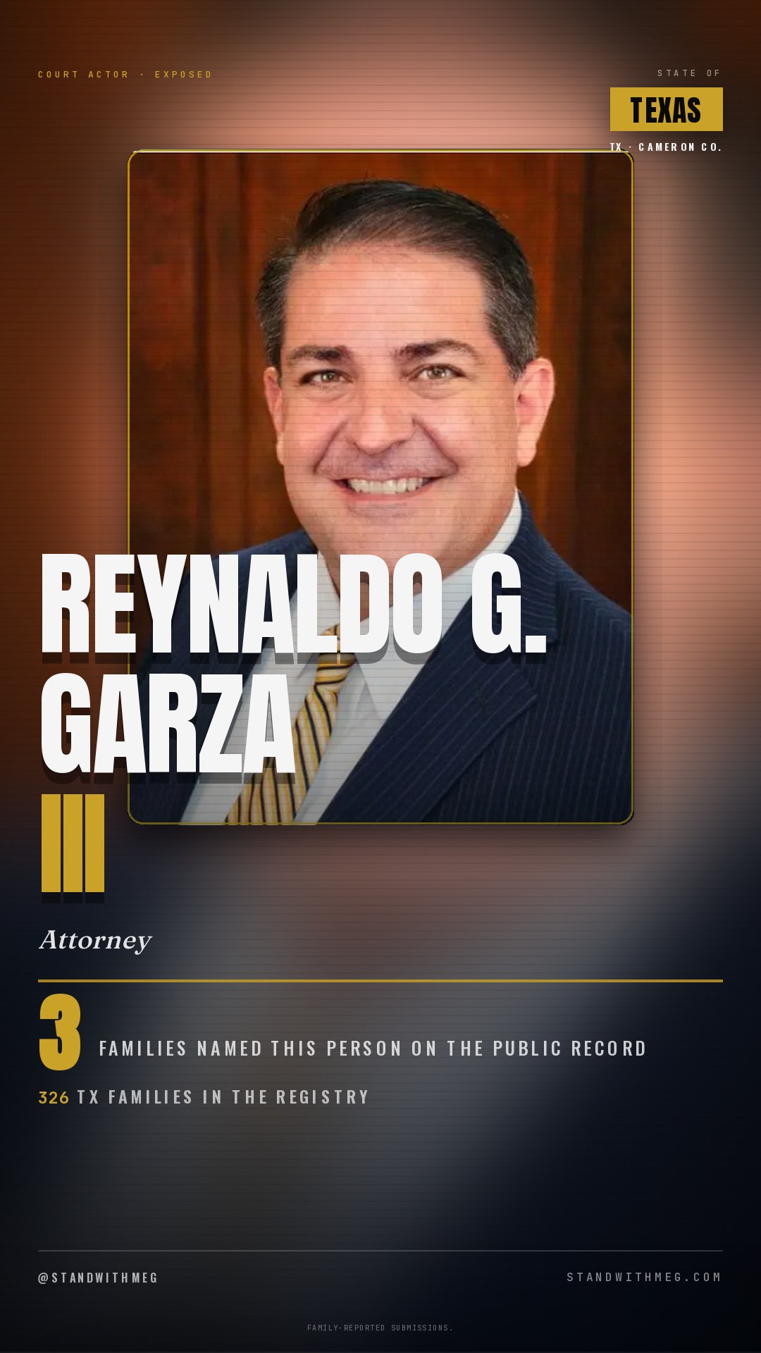 Reynaldo G. Garza III share slide 1 of 7