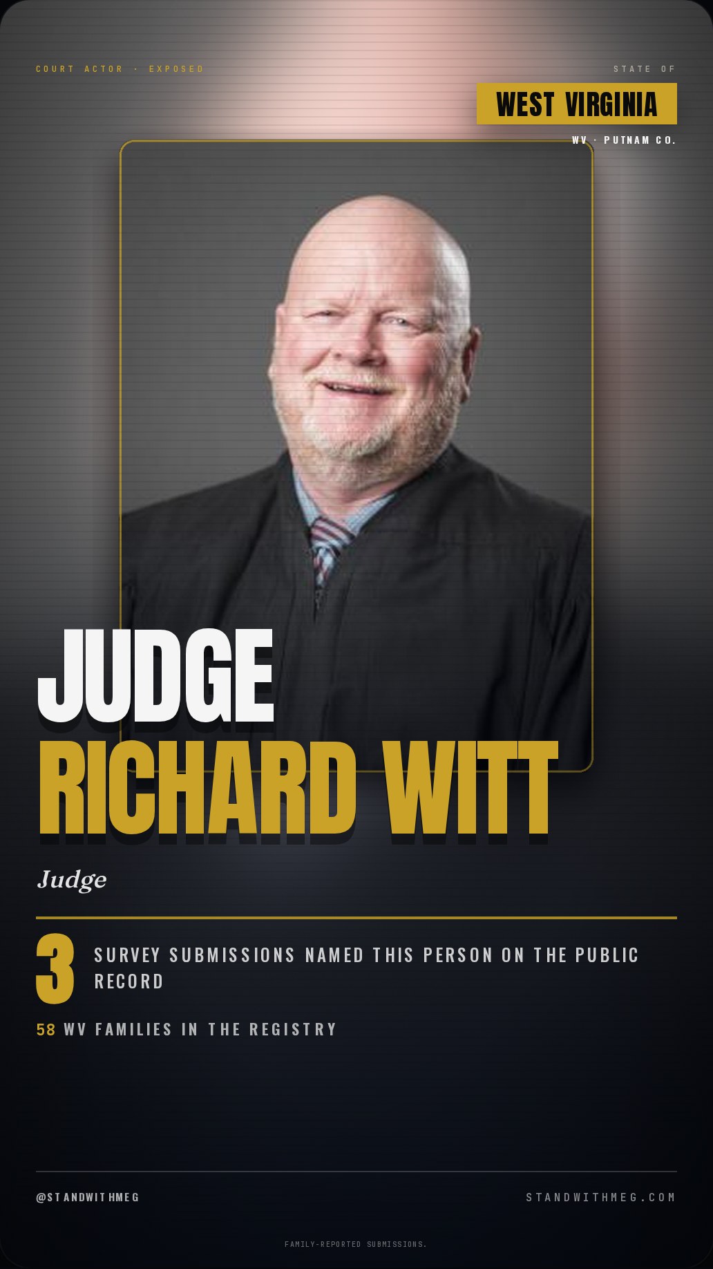 Judge Richard Witt share slide 1 of 7