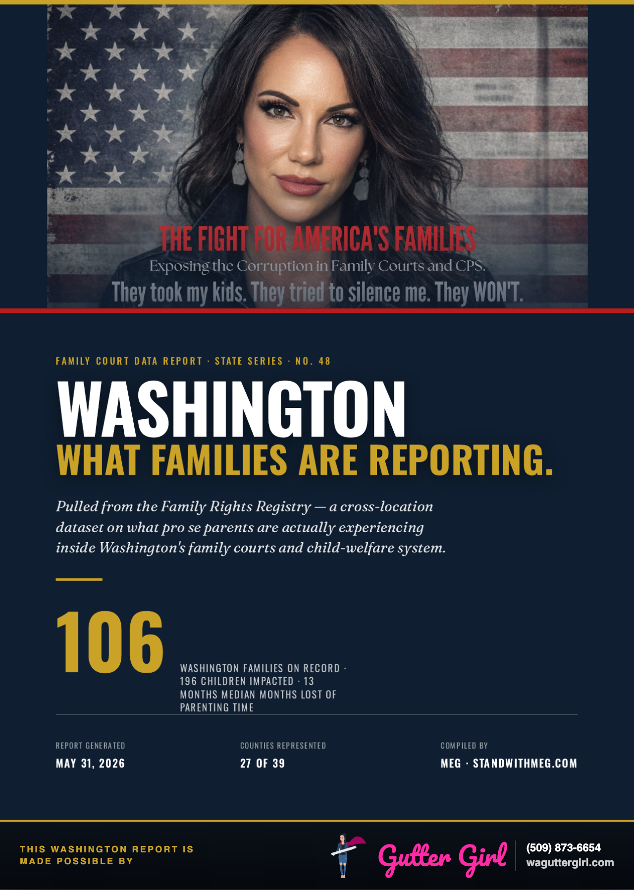 Example state report cover carrying sponsor placement