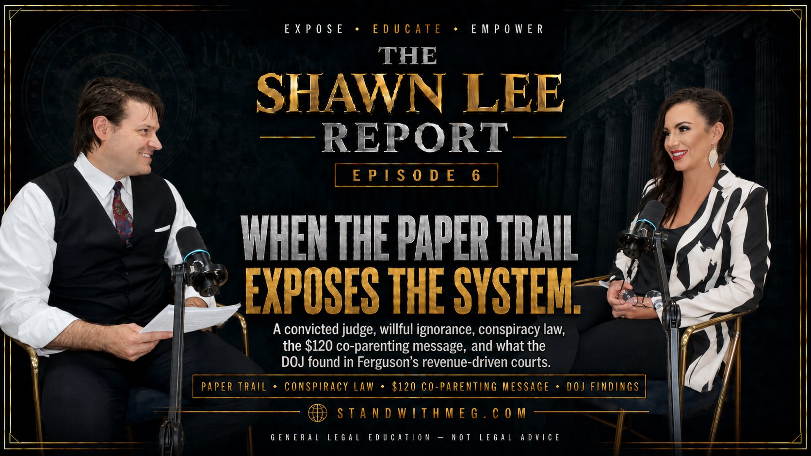 The Shawn Lee Report Episode 6, A Family Court Judge Is Now a Convicted Felon. When the paper trail exposes the system.
