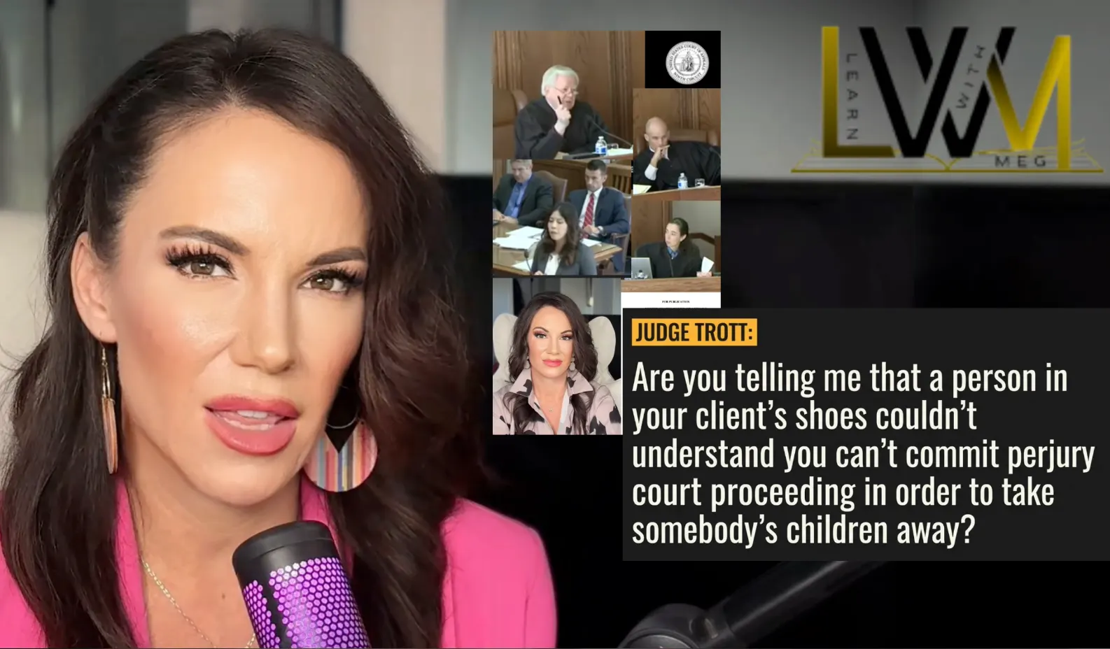 Meg on Stand With Meg — exposing when a judge actually followed the Constitution