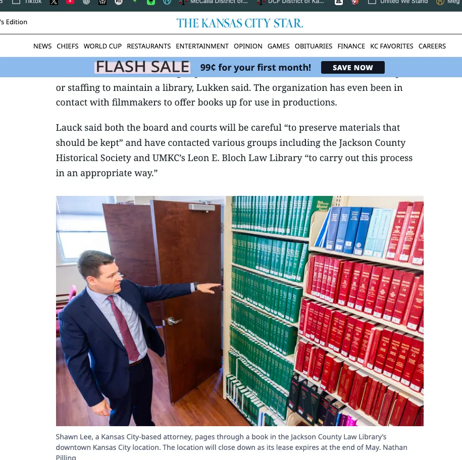 The Kansas City Star — additional feature coverage of Shawn Lee
